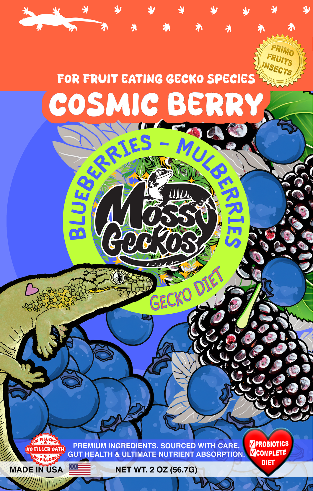 Cosmic Berry Gecko Diet