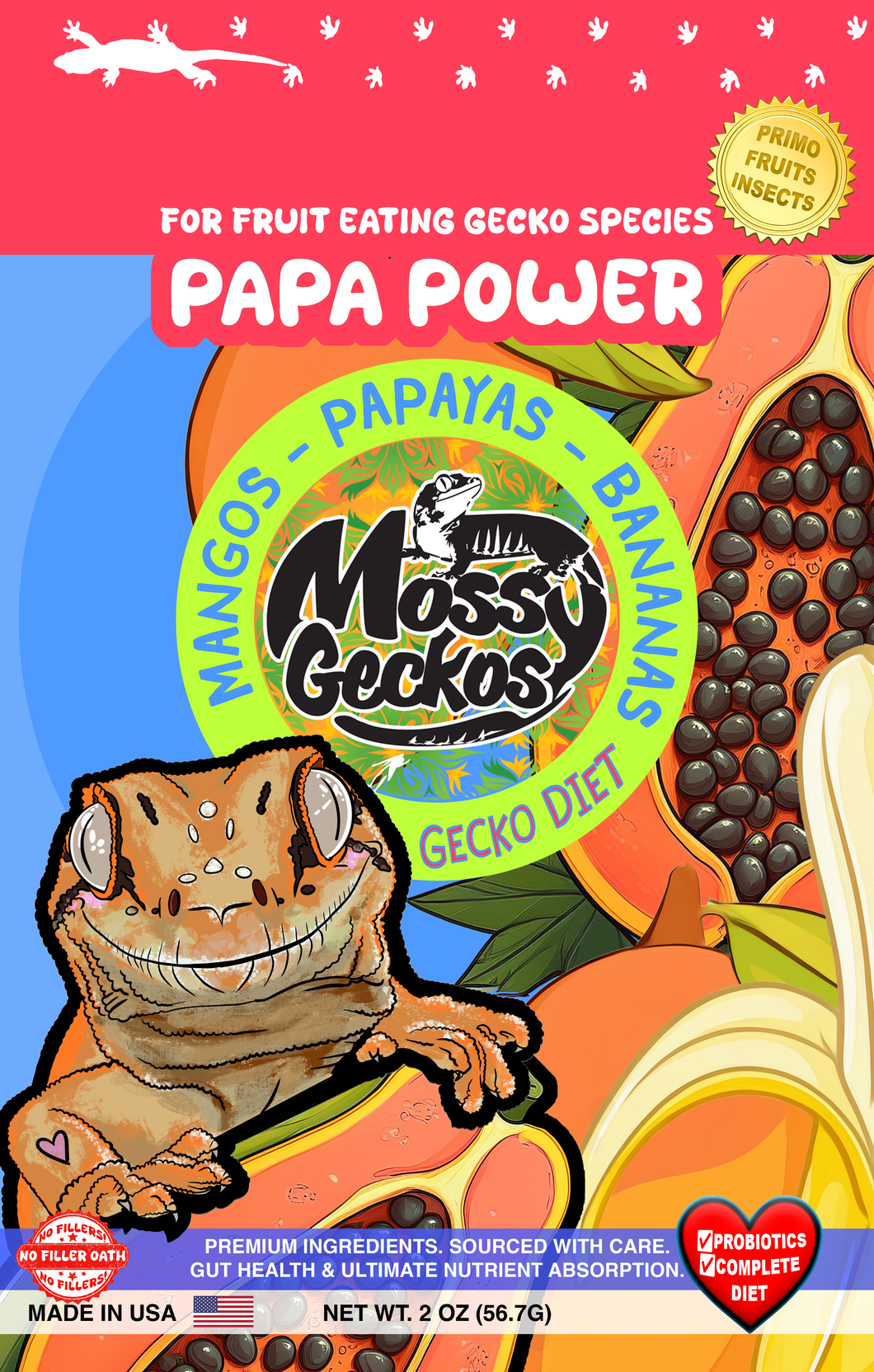 Papa Power Gecko Diet